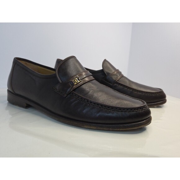 Church\'s Turin Mens Oxblood Leather Penny Loafers 9.5 F Handmade in Italy EUC main image 13